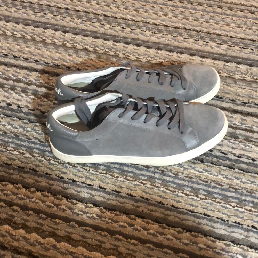 Men coach sneakers leather and Suede gently used